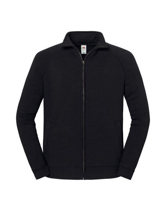 Fruit Of The Loom 62290 FOTL Iconic Premium Sweat Jacket - Black