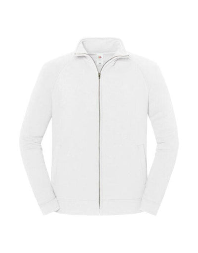 Fruit Of The Loom 62290 FOTL Iconic Premium Sweat Jacket - White