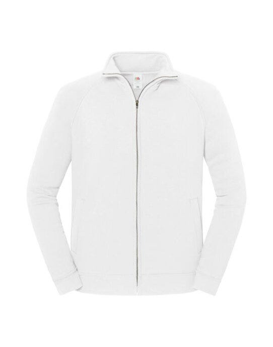 Fruit Of The Loom 62290 FOTL Iconic Premium Sweat Jacket - White