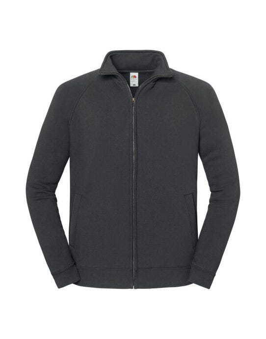 Fruit Of The Loom 62290 FOTL Iconic Premium Sweat Jacket - Light Graphite