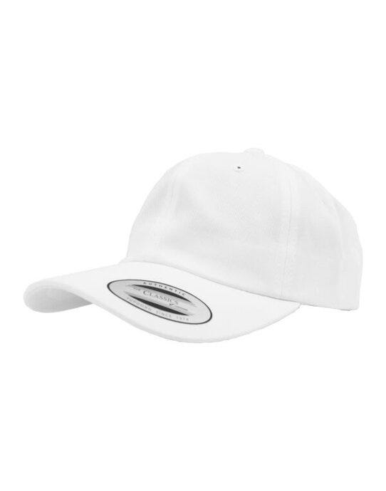 Flexfit 6245CM Low Profile Cotton Twill Cap - White