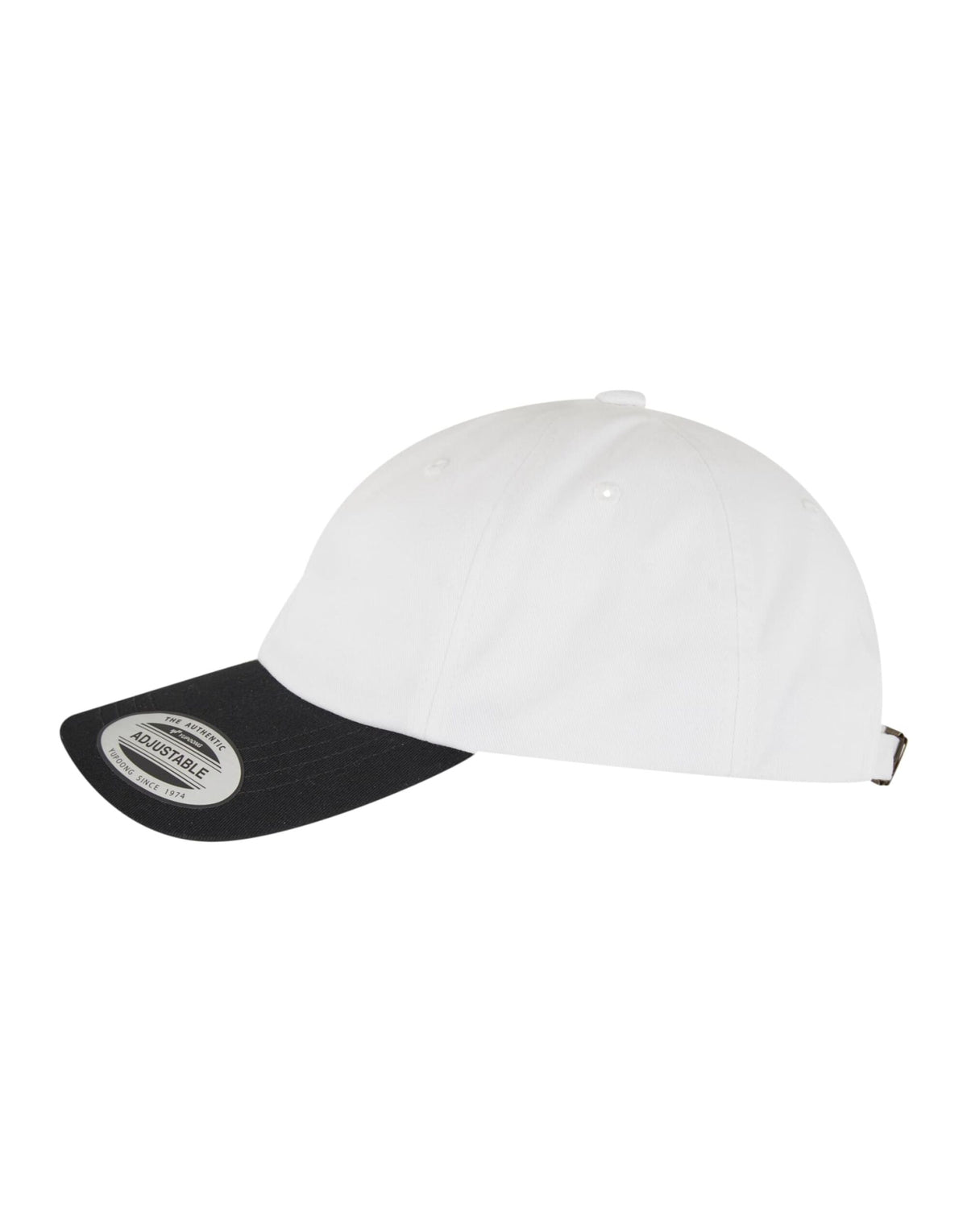 Flexfit 6245CMT Low Profile 2-Toned Classic Cap - White/Black
