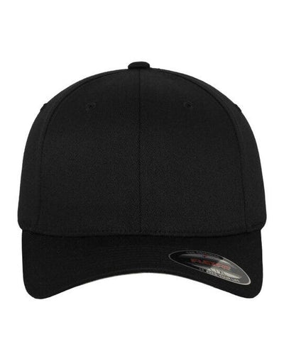 Flexfit 6277 Wooly Combed Cap - Black