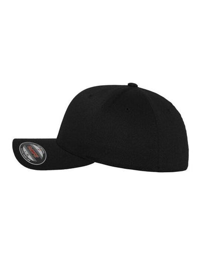 Flexfit 6277 Wooly Combed Cap - Black