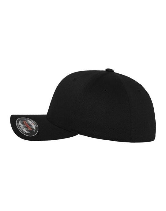 Flexfit 6277 Wooly Combed Cap - Black