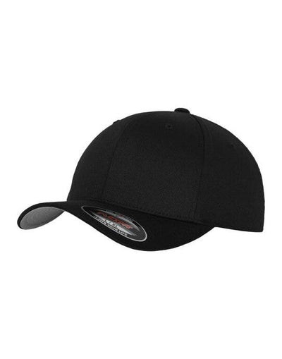 Flexfit 6277 Wooly Combed Cap - Black