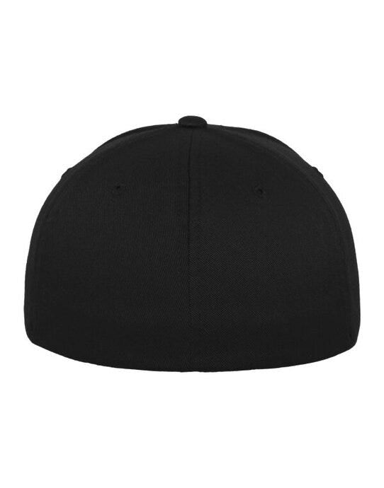 Flexfit 6277 Wooly Combed Cap - Black/Black