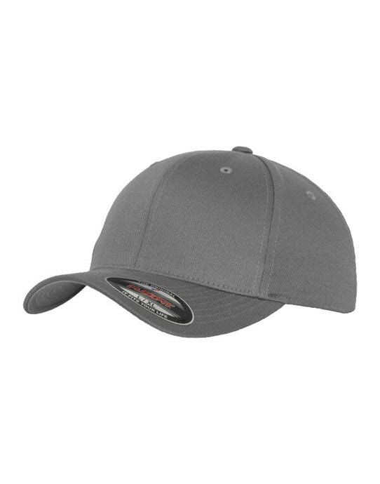 Flexfit 6277 Wooly Combed Cap - Grey