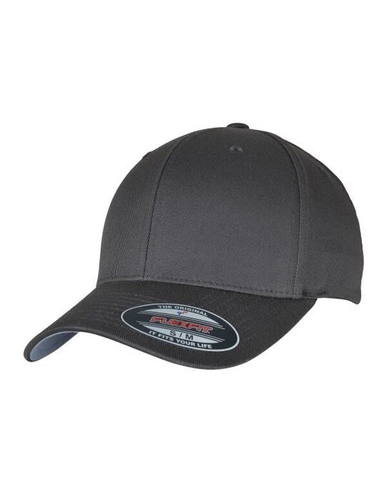 Flexfit 6277 Wooly Combed Cap - Dark Grey