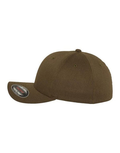 Flexfit 6277 Wooly Combed Cap - Olive