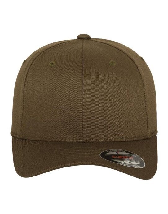 Flexfit 6277 Wooly Combed Cap - Olive