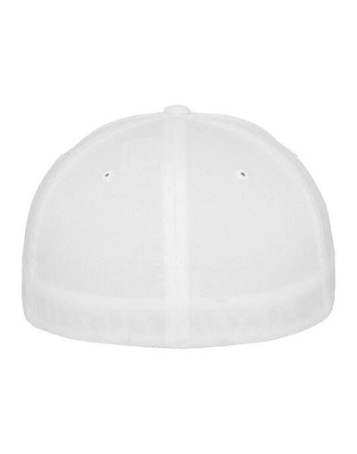 Flexfit 6277 Wooly Combed Cap - White