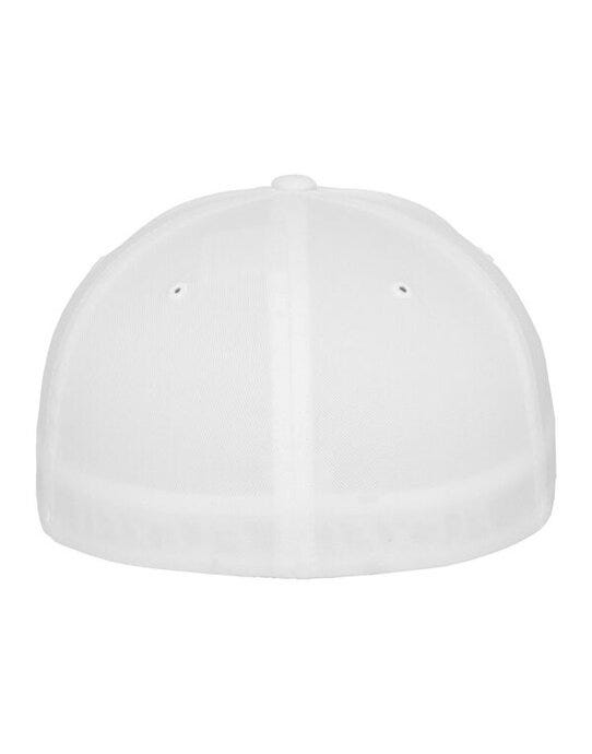 Flexfit 6277 Wooly Combed Cap - White