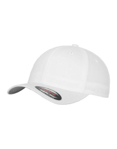 Flexfit 6277 Wooly Combed Cap - White