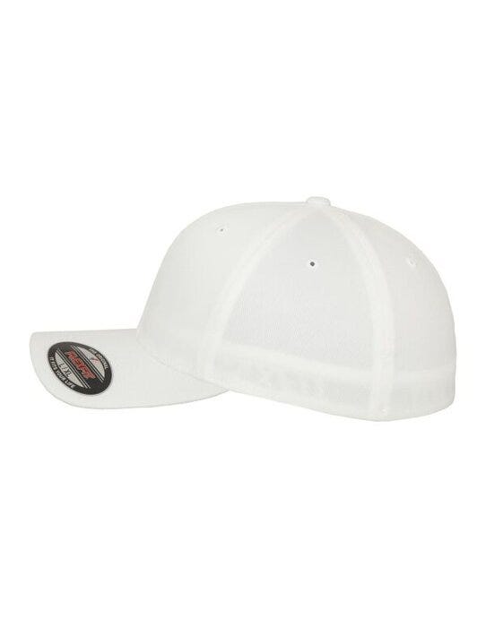 Flexfit 6277 Wooly Combed Cap - White