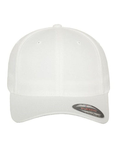 Flexfit 6277 Wooly Combed Cap - White