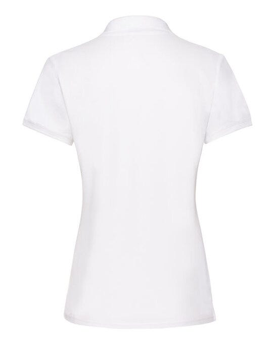 Fruit Of The Loom 63030 FOTL Ladies Premium Polo - White