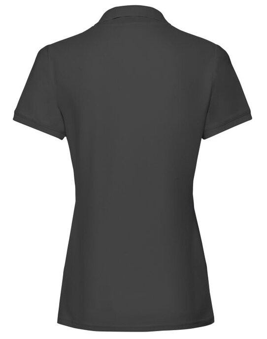 Fruit Of The Loom 63030 FOTL Ladies Premium Polo - Black
