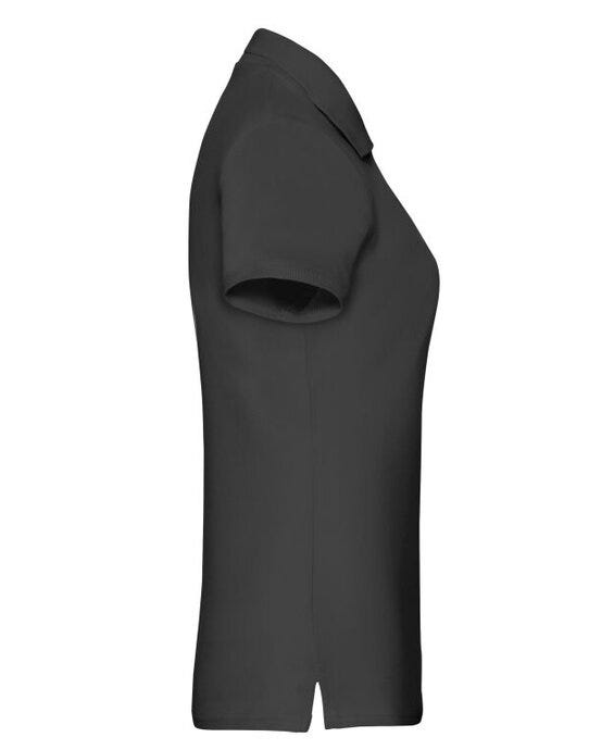Fruit Of The Loom 63030 FOTL Ladies Premium Polo - Black