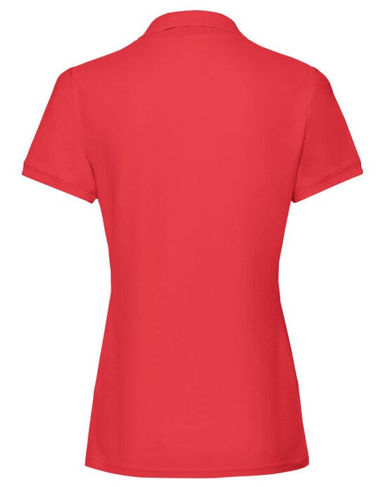 Fruit Of The Loom 63030 FOTL Ladies Premium Polo - Red