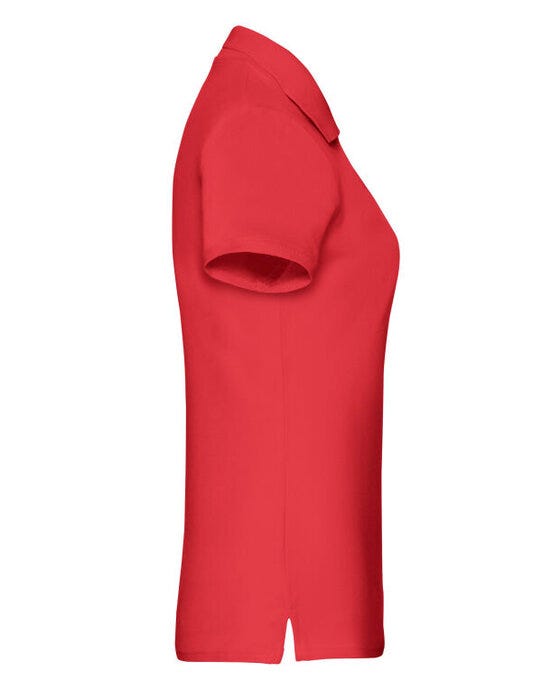 Fruit Of The Loom 63030 FOTL Ladies Premium Polo - Red