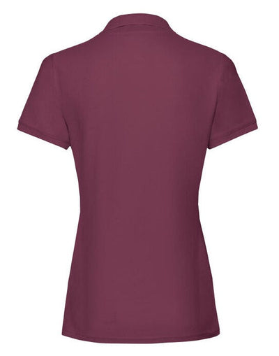 Fruit Of The Loom 63030 FOTL Ladies Premium Polo - Burgundy
