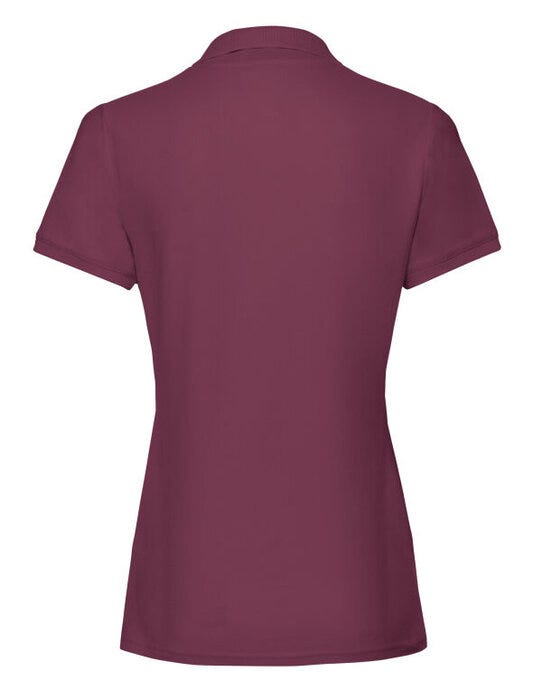 Fruit Of The Loom 63030 FOTL Ladies Premium Polo - Burgundy
