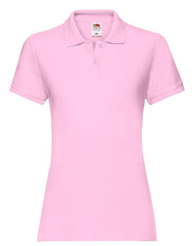 Fruit Of The Loom 63030 FOTL Ladies Premium Polo - Light Pink