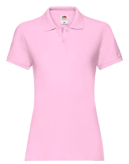 Fruit Of The Loom 63030 FOTL Ladies Premium Polo - Light Pink