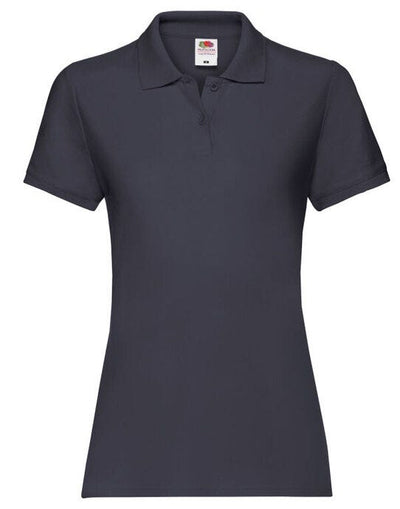 Fruit Of The Loom 63030 FOTL Ladies Premium Polo - Deep Navy