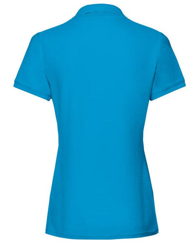 Fruit Of The Loom 63030 FOTL Ladies Premium Polo - Azure Blue