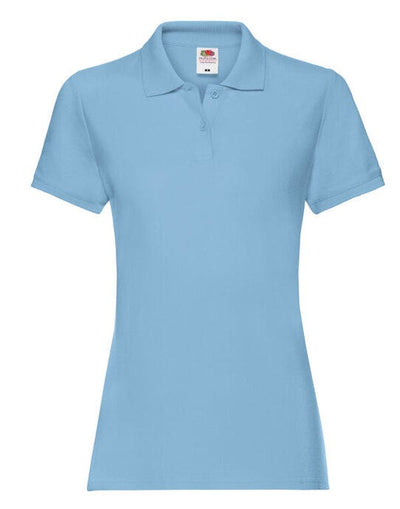 Fruit Of The Loom 63030 FOTL Ladies Premium Polo - Sky Blue