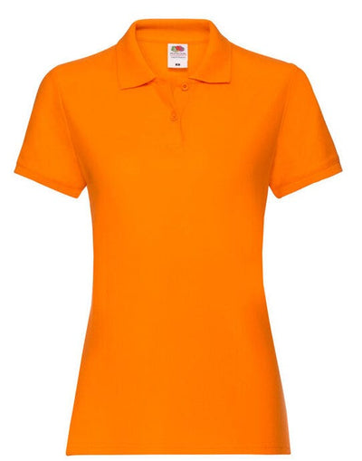 Fruit Of The Loom 63030 FOTL Ladies Premium Polo - Orange