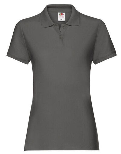 Fruit Of The Loom 63030 FOTL Ladies Premium Polo - Light Graphite