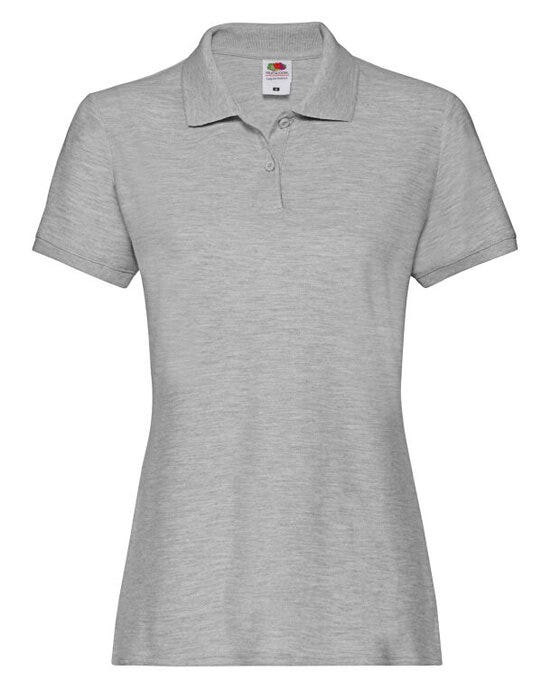 Fruit Of The Loom 63030 FOTL Ladies Premium Polo - Athletic Heather