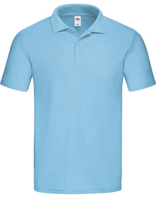 Fruit Of The Loom 63050 FOTL Original Polo - Sky Blue