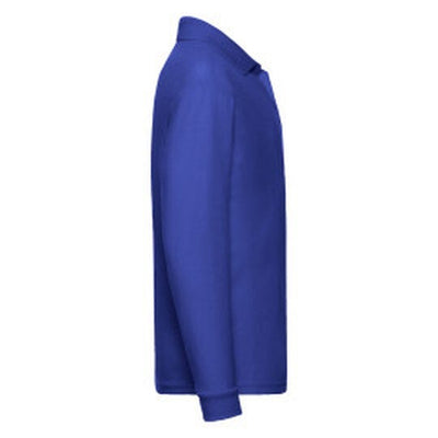 Fruit Of The Loom 63201 FOTL Kids 65/35 Long Sleeve Polo - Royal
