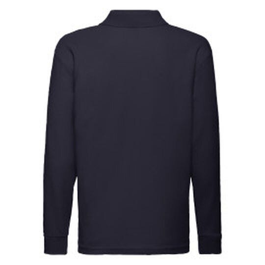 Fruit Of The Loom 63201 FOTL Kids 65/35 Long Sleeve Polo - Deep Navy