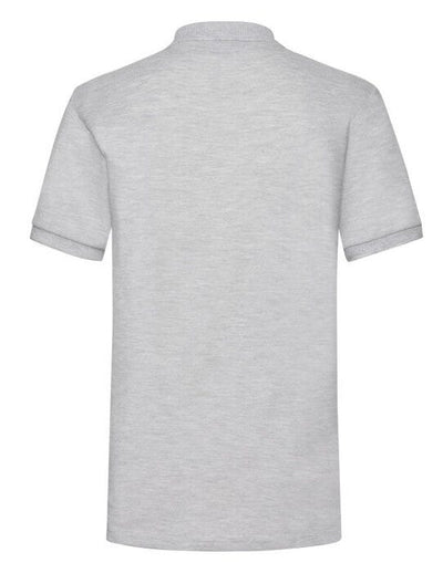 Fruit Of The Loom 63204 FOTL Mens 65/35 Heavy Polo - Heather Grey