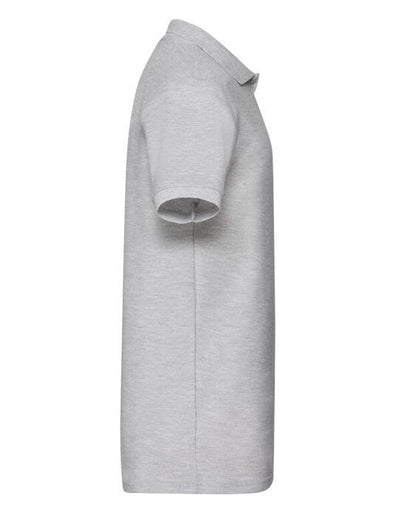Fruit Of The Loom 63204 FOTL Mens 65/35 Heavy Polo - Heather Grey