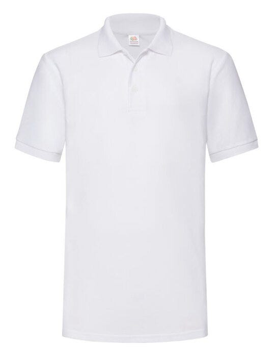Fruit Of The Loom 63204 FOTL Mens 65/35 Heavy Polo - White