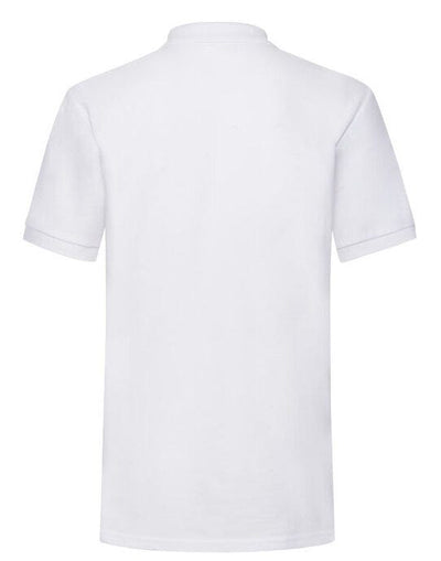 Fruit Of The Loom 63204 FOTL Mens 65/35 Heavy Polo - White