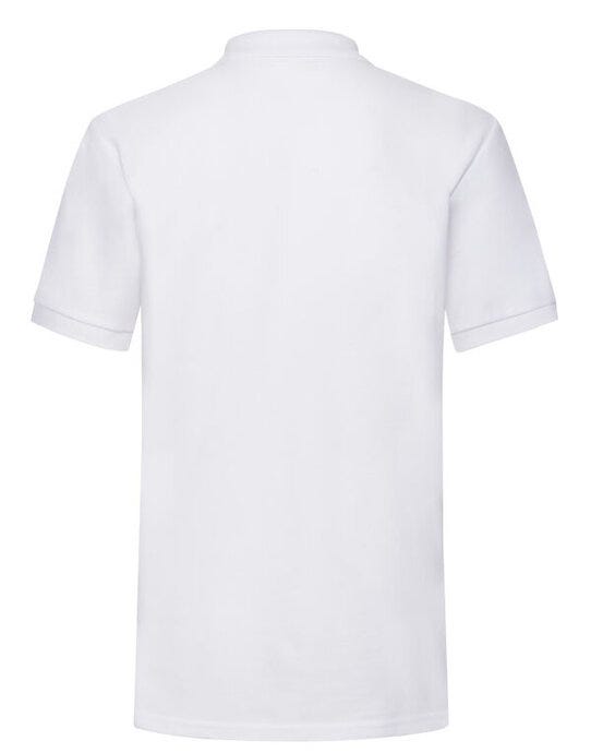 Fruit Of The Loom 63204 FOTL Mens 65/35 Heavy Polo - White