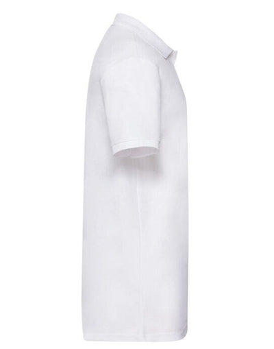 Fruit Of The Loom 63204 FOTL Mens 65/35 Heavy Polo - White