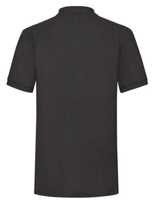 Fruit Of The Loom 63204 FOTL Mens 65/35 Heavy Polo - Black