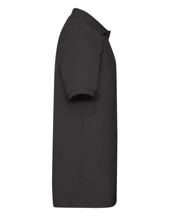 Fruit Of The Loom 63204 FOTL Mens 65/35 Heavy Polo - Black