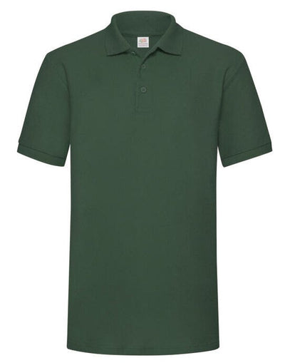 Fruit Of The Loom 63204 FOTL Mens 65/35 Heavy Polo - Bottle Green