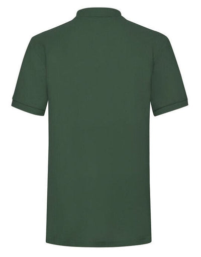 Fruit Of The Loom 63204 FOTL Mens 65/35 Heavy Polo - Bottle Green