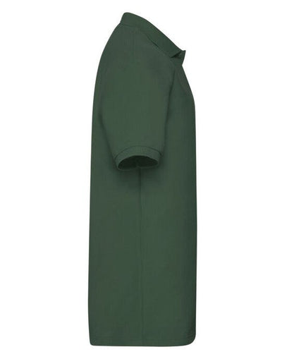 Fruit Of The Loom 63204 FOTL Mens 65/35 Heavy Polo - Bottle Green