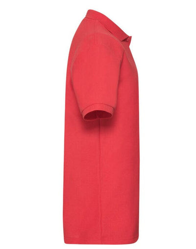 Fruit Of The Loom 63204 FOTL Mens 65/35 Heavy Polo - Red